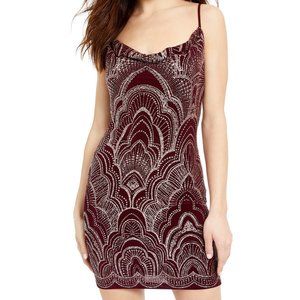 Jump Apparel Wine Red Bodycon Dress Juniors 5-6